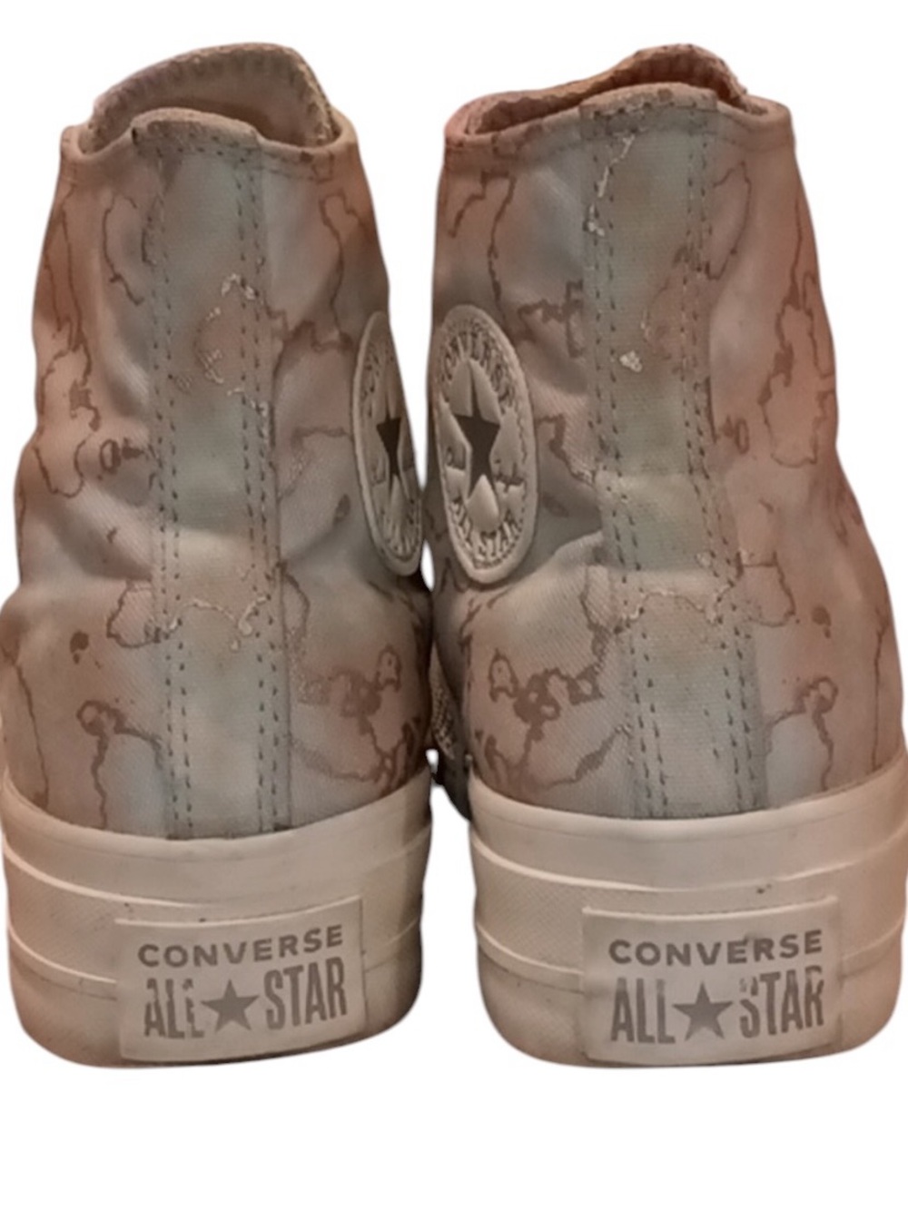 Converse Chucks All Star Platform Sneakers , EUC Women's 8 - Picture 5 of 6